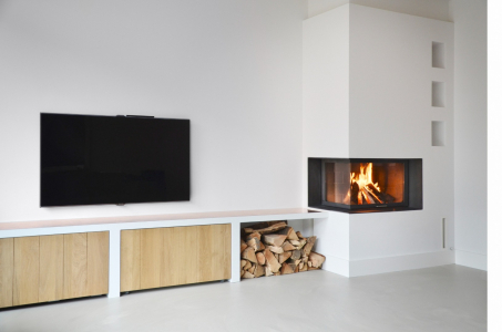 Aanbieding Totem 900 Hoek links liftdeurhaard
