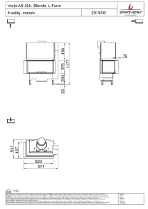 Spartherm liftdeur haard Spartherm liftdeurhaard Linear Corner 73x35x37